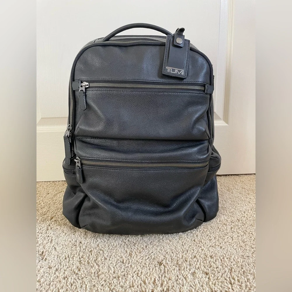 TUMI Black Men's Backpack New